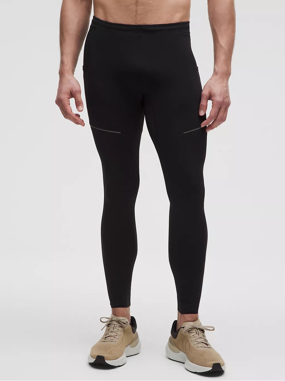 Lululemon Men's Fast and Free Tight Black XL 28 Nulux Running